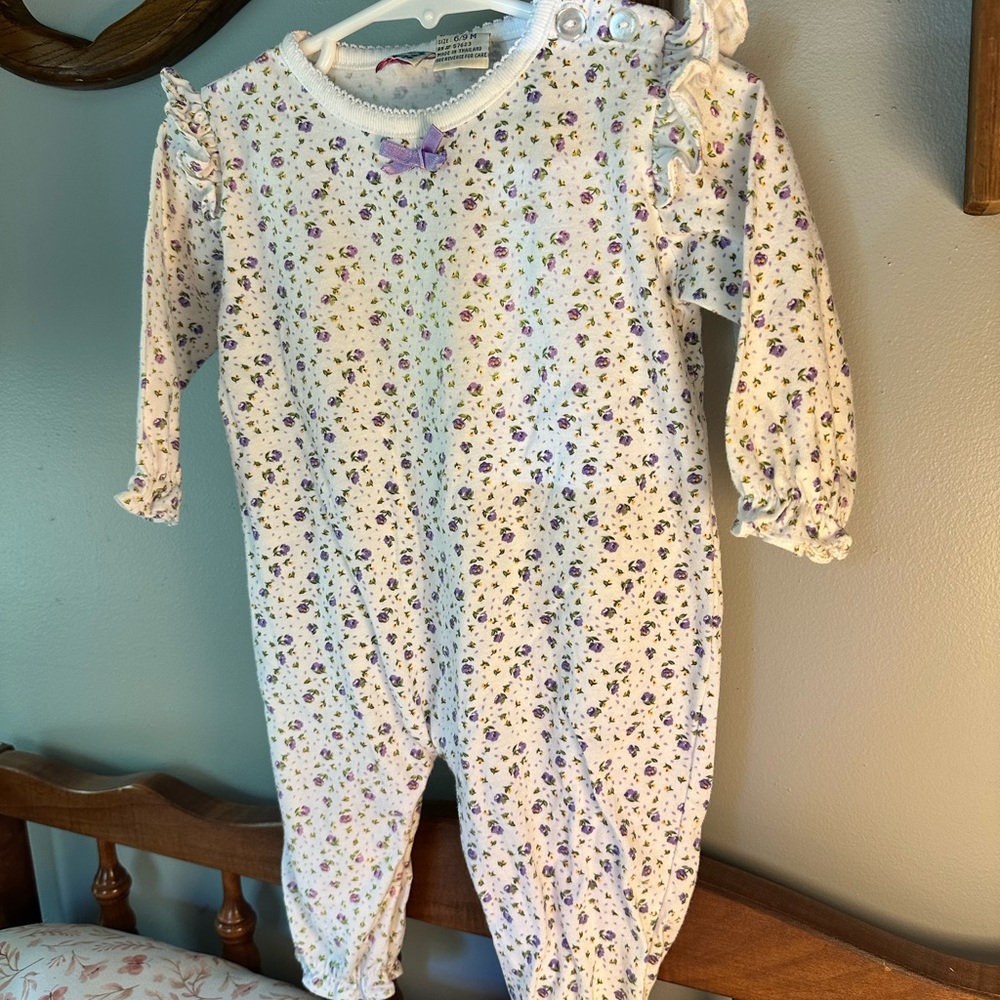 Little Lindsey Floral Kids One Piece